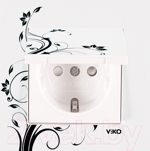 Изображение товара Розетка Viko Karre Style Цветок 90960932