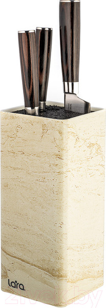 Изображение товара Подставка для ножей Lara LR05-102 (бежевый)