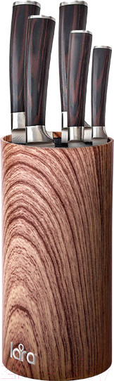 Изображение товара Подставка для ножей Lara LR05-103 (дерево)