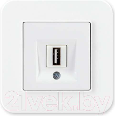 Изображение товара Розетка Gunsan Eqona 01409300-157351 (белый)