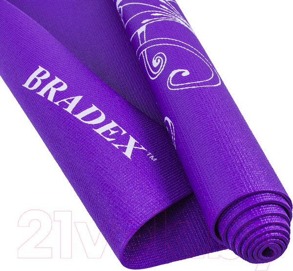 Изображение товара Коврик для йоги и фитнеса Bradex SF 0405 (фиолетовый)