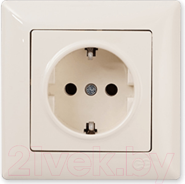 Изображение товара Розетка Gunsan Eqona 01401200-152115 (кремовый)