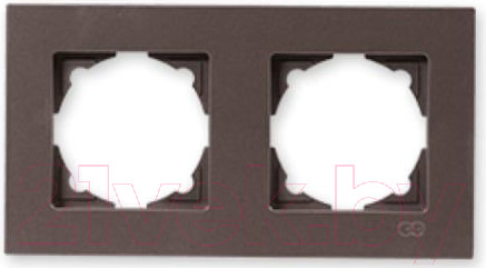 Изображение товара Рамка для выключателей и розеток Gunsan Eqona 01403500-000141 (антрацит)