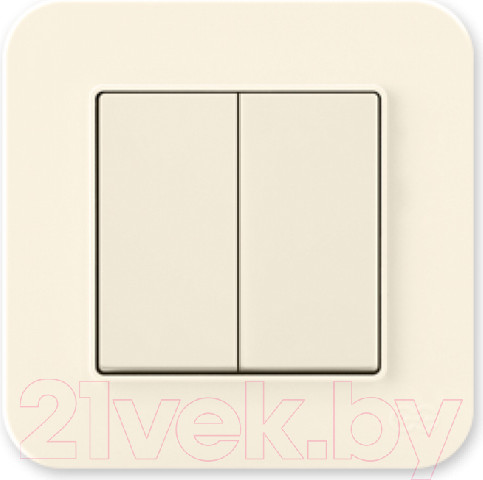 Изображение товара Выключатель Gunsan Eqona 01401200-150103 (кремовый)