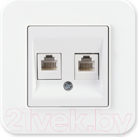 Изображение товара Розетка Gunsan Eqona 01409300-157121 (белый)
