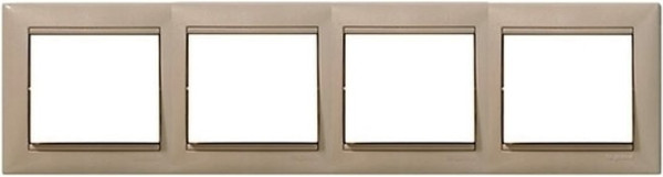 Изображение товара Рамка для выключателей и розеток Legrand Valena 770304 (матовое золото)