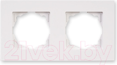 Изображение товара Рамка для выключателей и розеток Gunsan Eqona 01409300-000141 (белый)