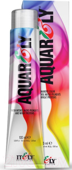 Изображение товара Крем-краска для волос Itely Aquarely AG (60мл, желтый)