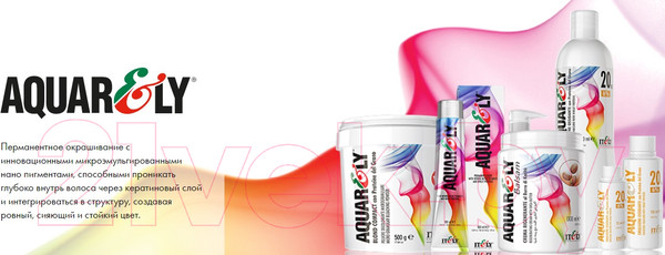 Изображение товара Крем-краска для волос Itely Aquarely AG (60мл, желтый)