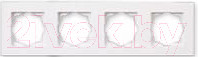 Изображение товара Рамка для выключателей и розеток Gunsan Eqona 01409300-000145 (белый)