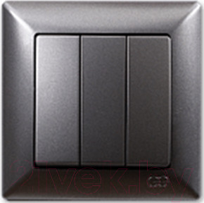Изображение товара Выключатель Gunsan Visage 01281700-150160 (дымка)