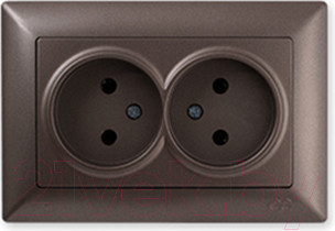 Изображение товара Розетка Gunsan Visage 01283500-100149 (антрацит)