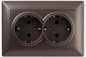 Изображение товара Розетка Gunsan Visage 01283500-100150 (антрацит)