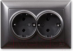 Изображение товара Розетка Gunsan Visage 01281700-100150 (дымка)