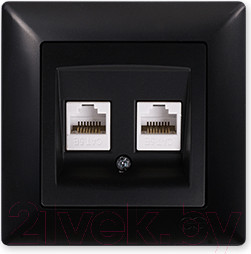 Изображение товара Розетка Gunsan Visage 01283400-157332 (черный)