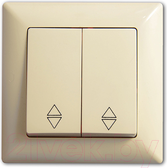 Изображение товара Выключатель Gunsan Visage 01 28 12 00 150 109 (кремовый)