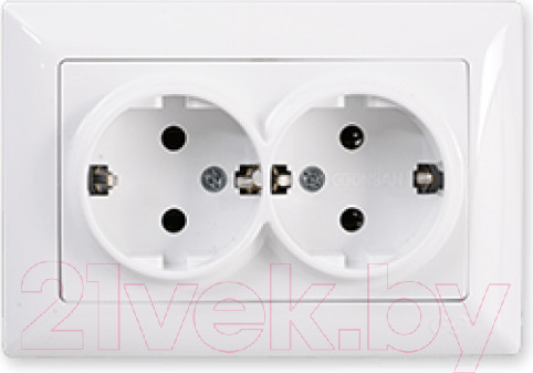 Изображение товара Розетка Gunsan Visage 01 28 11 00 100 150 (белый)