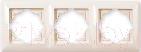 Изображение товара Рамка для выключателей и розеток Gunsan Visage 01 28 12 00 000 143 (кремовый)