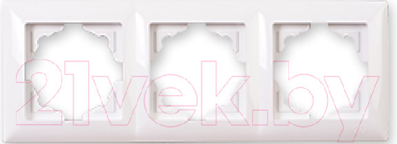 Изображение товара Рамка для выключателей и розеток Gunsan Visage 01 28 11 00 000 143 (белый)
