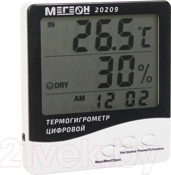 Изображение товара Термогигрометр Мегеон 20209 / ПИ-11220