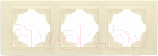 Изображение товара Рамка для выключателей и розеток Gunsan Moderna 01 29 12 00 000 143 (кремовый)