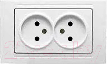Изображение товара Розетка Gunsan Moderna 01 29 11 00 100 149 (белый)