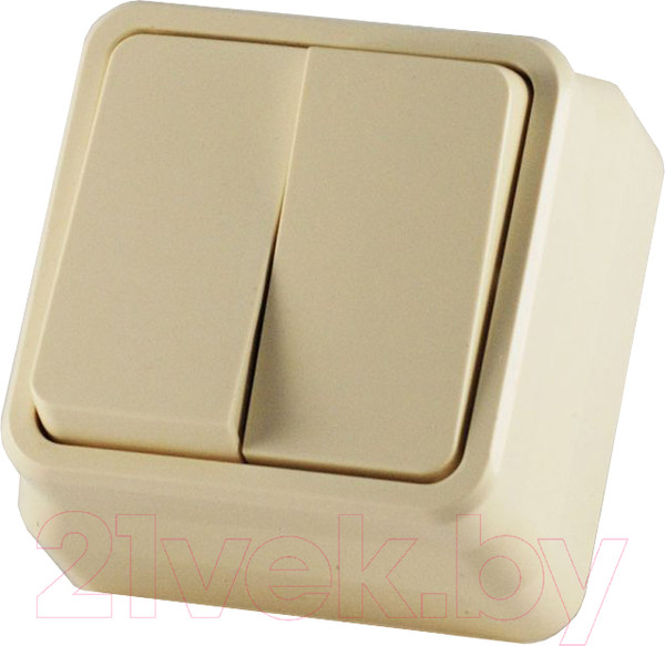 Изображение товара Выключатель Gunsan Misya 27 05 12 00 100 103 (кремовый)