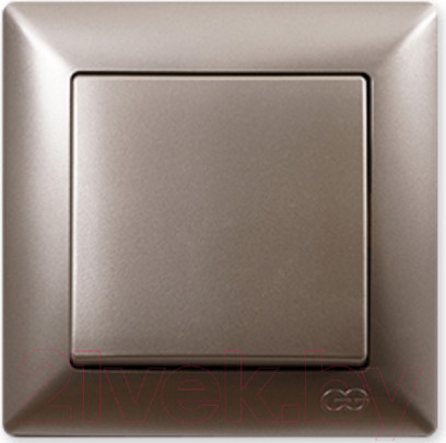 Изображение товара Выключатель Gunsan Visage 01282500-150101 (металлика бежевый)