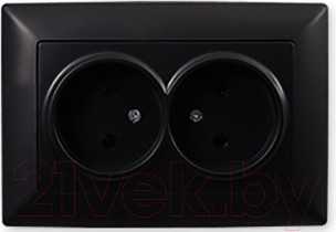 Изображение товара Розетка Gunsan Visage 01283400-100149 (металлика черный)