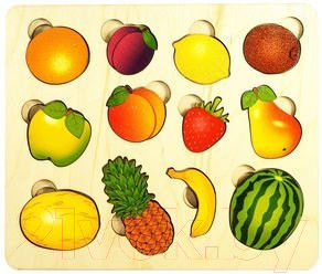 Изображение товара Развивающая игрушка Нескучные игры Фрукты. Часть и целое / 7935