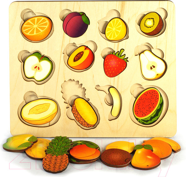 Изображение товара Развивающая игрушка Нескучные игры Фрукты. Часть и целое / 7935