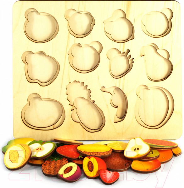 Изображение товара Развивающая игрушка Нескучные игры Фрукты. Часть и целое / 7935