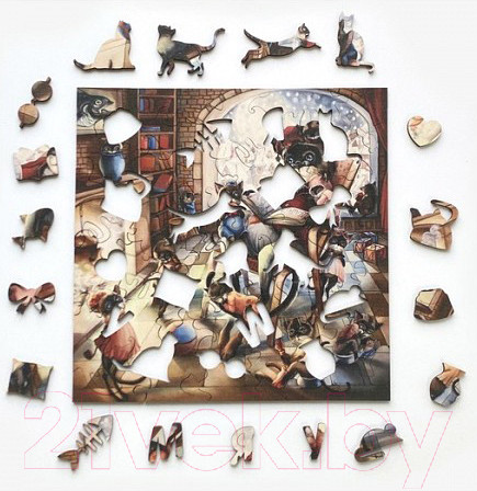 Изображение товара Пазл Нескучные игры Кошкин дом / 8167