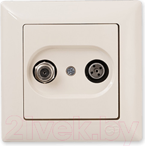 Изображение товара Розетка Gunsan Visage 01 28 12 00 159 156 (кремовый)