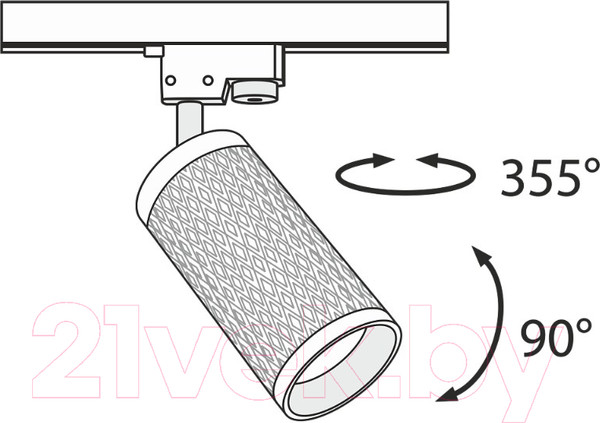 Изображение товара Трековый светильник Maytoni Track TR011-1-GU10-G