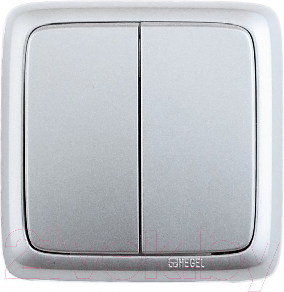 Изображение товара Выключатель Hegel ВА10-153-06 (серебристый)