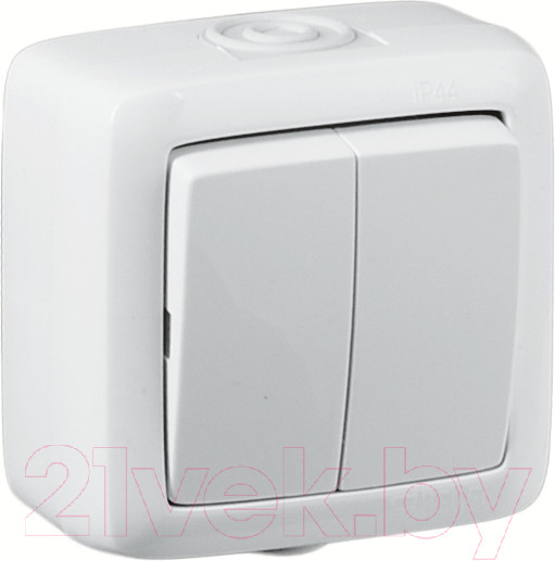 Изображение товара Выключатель Hegel Alfa ВА10-251 (белый)