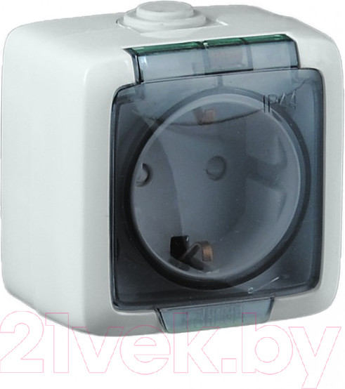 Изображение товара Розетка Hegel Alfa РА16-211 (белый)