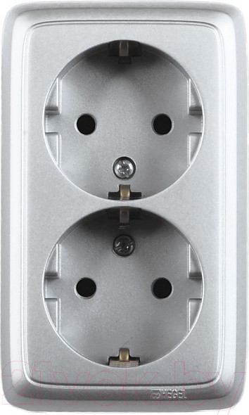 Изображение товара Розетка Hegel РА16-153-06 (серебристый)