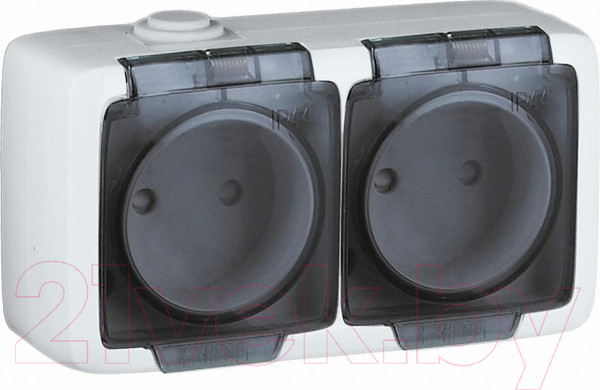 Изображение товара Розетка Hegel Alfa РА16-241 (белый)