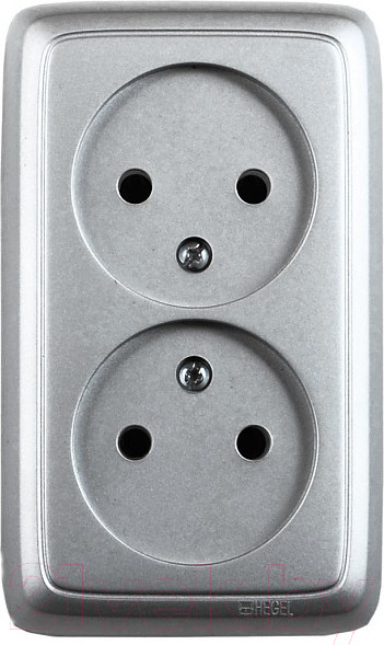 Изображение товара Розетка Hegel РА16-143-06 (серебристый)