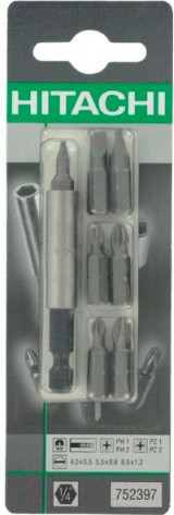Изображение товара Набор бит Hitachi 752397