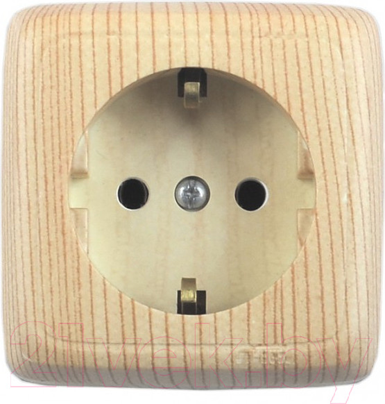 Изображение товара Розетка Hegel РА16-113-02 (сосна)