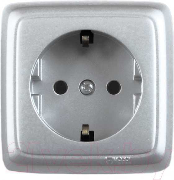 Изображение товара Розетка Hegel РА16-113-06 (серебристый)