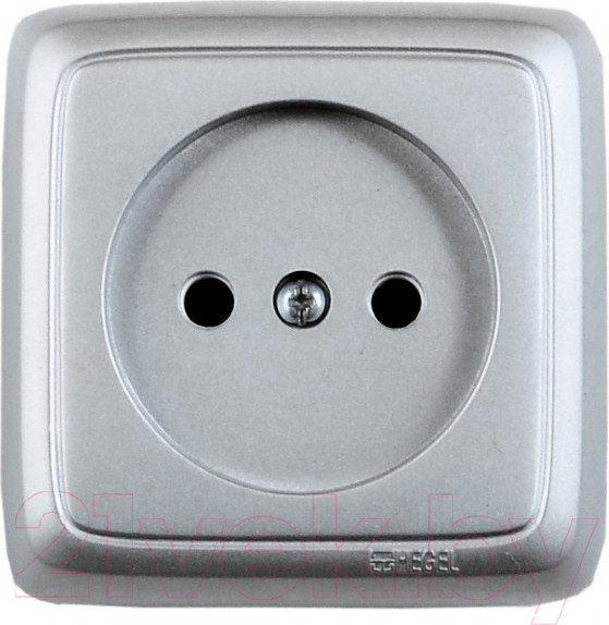 Изображение товара Розетка Hegel РА16-103-06 (серебристый)