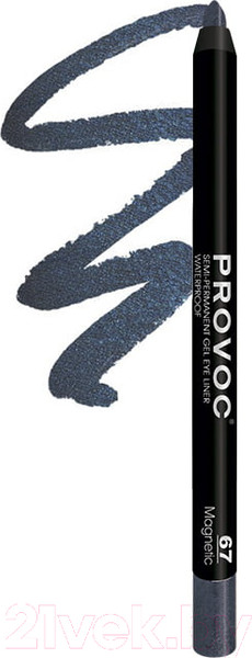 Изображение товара Карандаш для глаз Provoc Gel Eye Liner 67 Magnetic