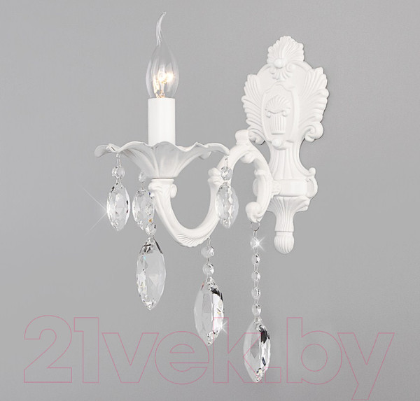Изображение товара Бра Евросвет Veletta 10108/1 Strotskis (белый/прозрачный хрусталь)
