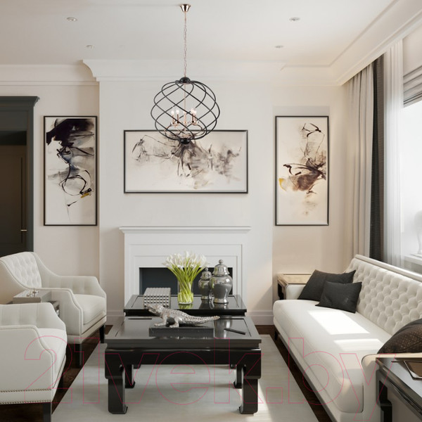 Изображение товара Люстра Евросвет Sorrel 60105/5 (черный)