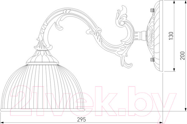 Изображение товара Бра Евросвет Caldera 60106/1 (античная бронза)