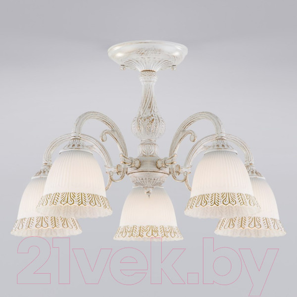 Изображение товара Люстра Евросвет Campina 60107/5 (белый с золотом)